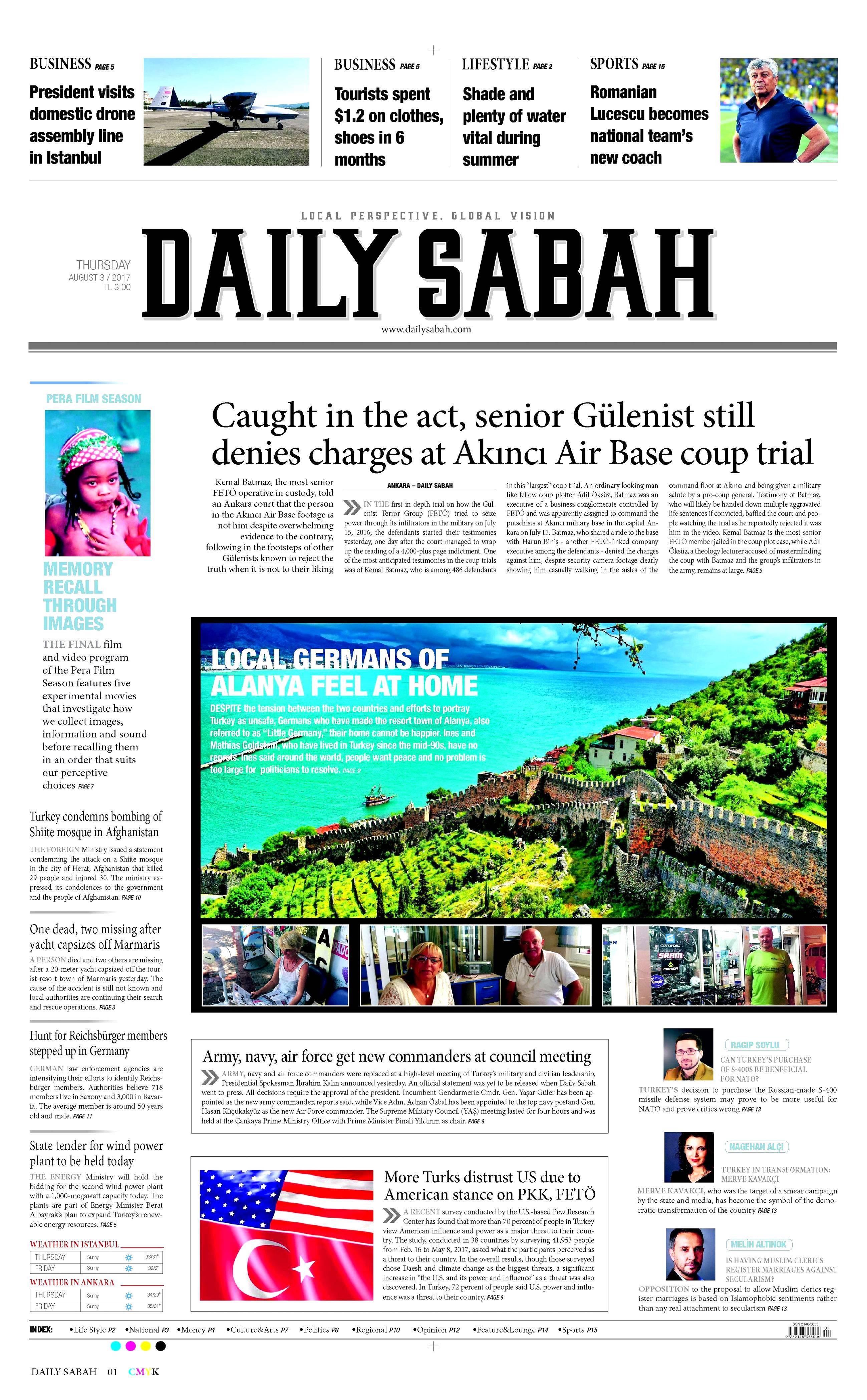 3 Ağustos 2017 gazete manşetleri - 4