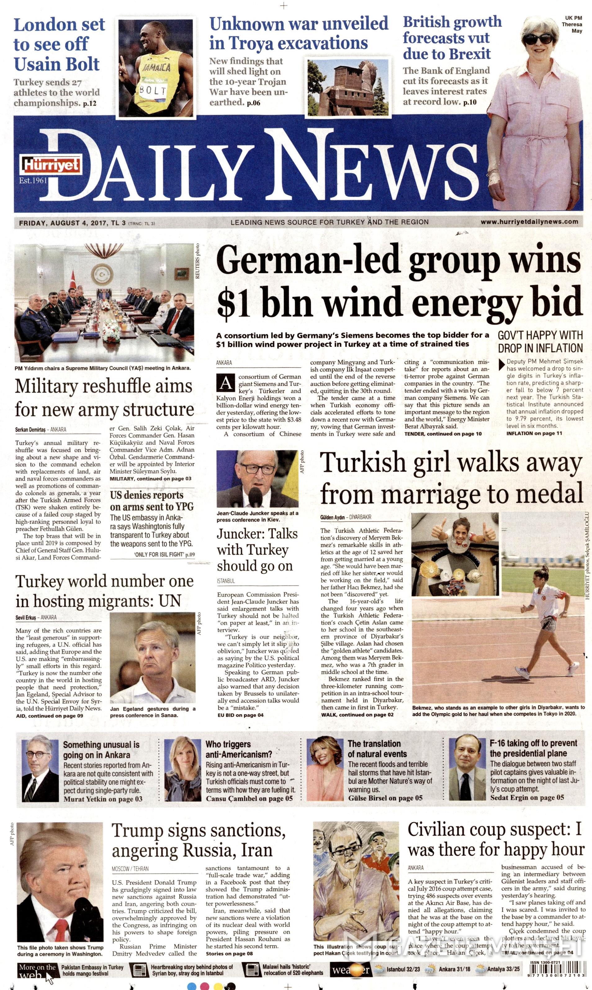 4 Ağustos 2017 gazete manşetleri - 5