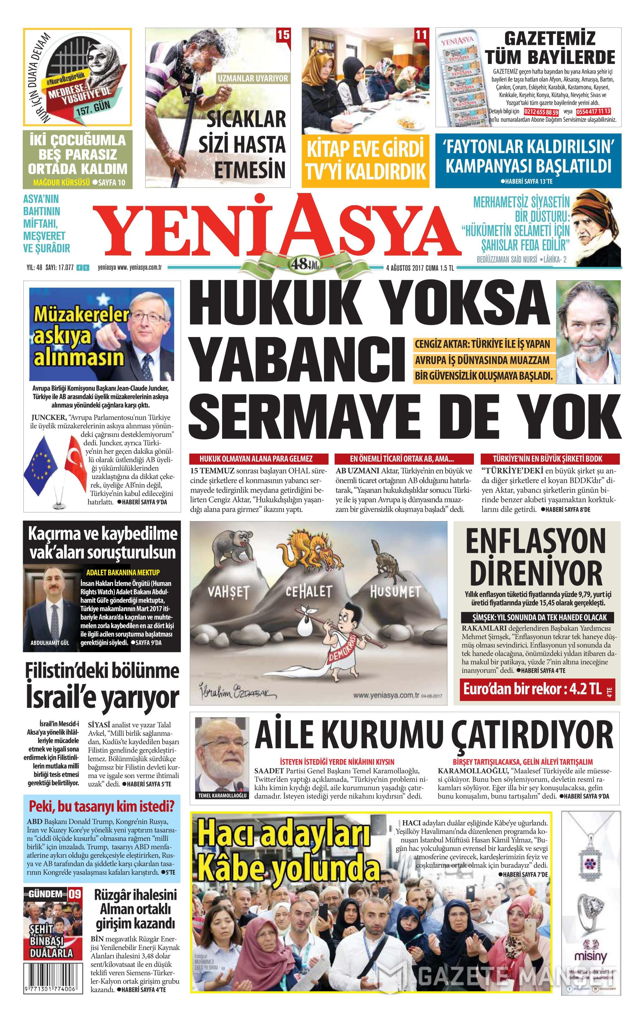 4 Ağustos 2017 gazete manşetleri - 27