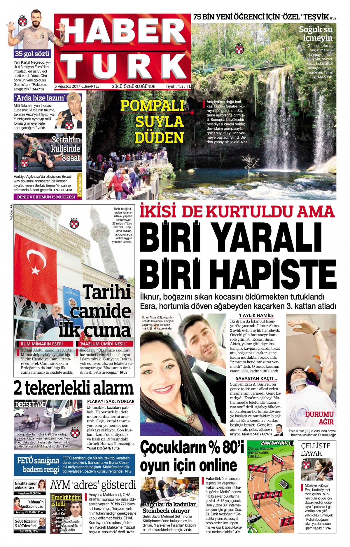 5 Ağustos 2017 gazete manşetleri - 9