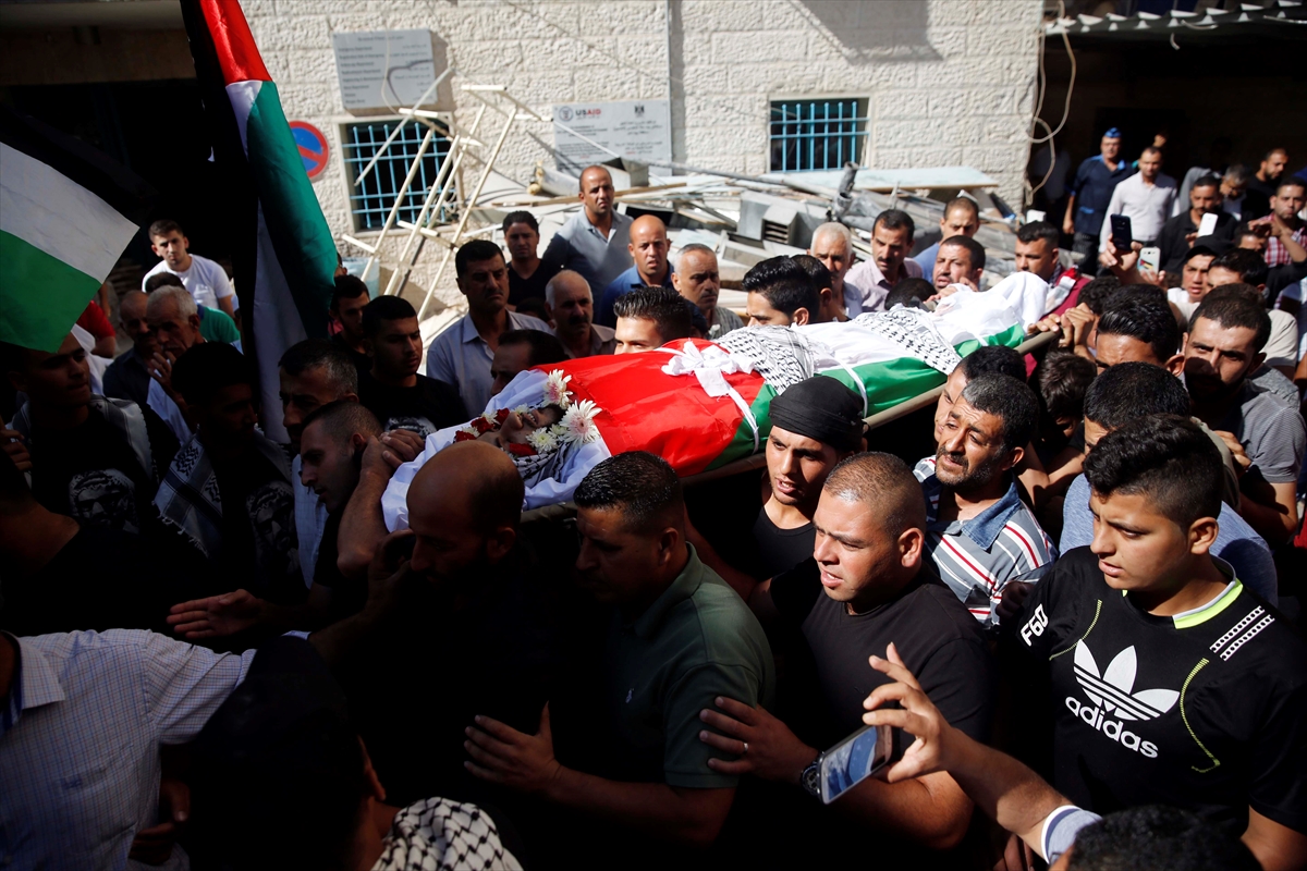 Filistinlilerin cenaze töreni düzenlendi - 0