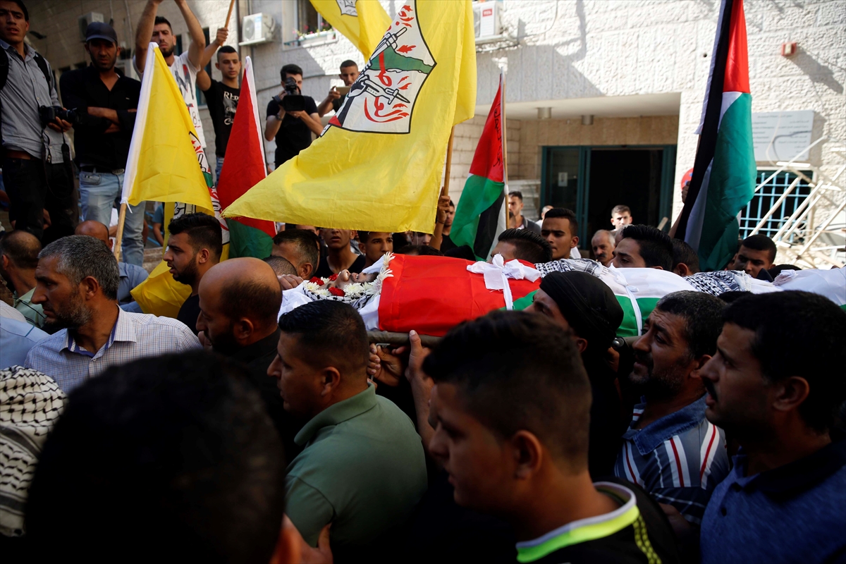 Filistinlilerin cenaze töreni düzenlendi - 0