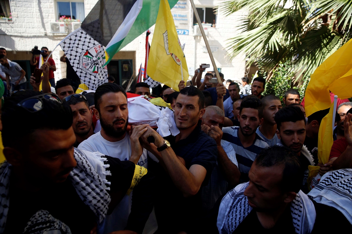 Filistinlilerin cenaze töreni düzenlendi - 0