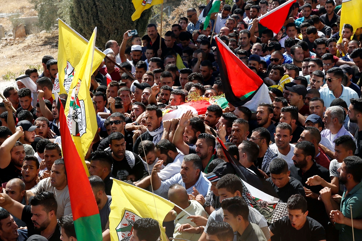 Filistinlilerin cenaze töreni düzenlendi - 0