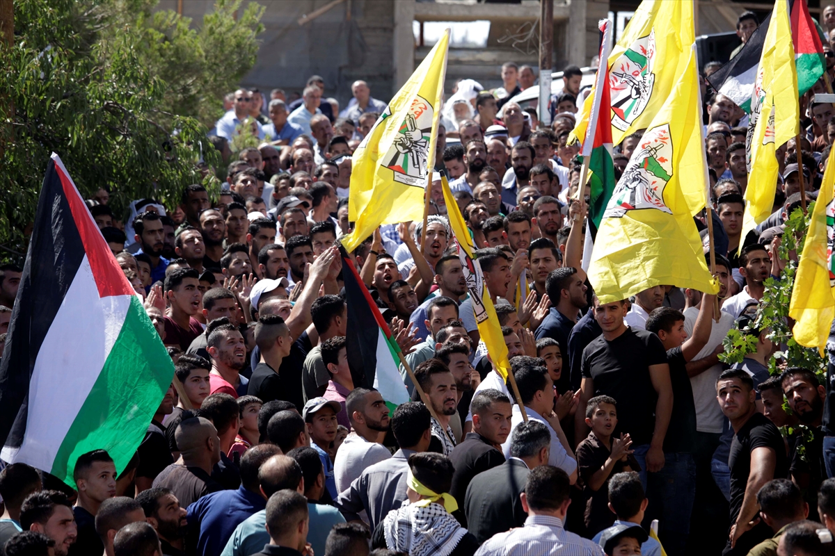 Filistinlilerin cenaze töreni düzenlendi - 0