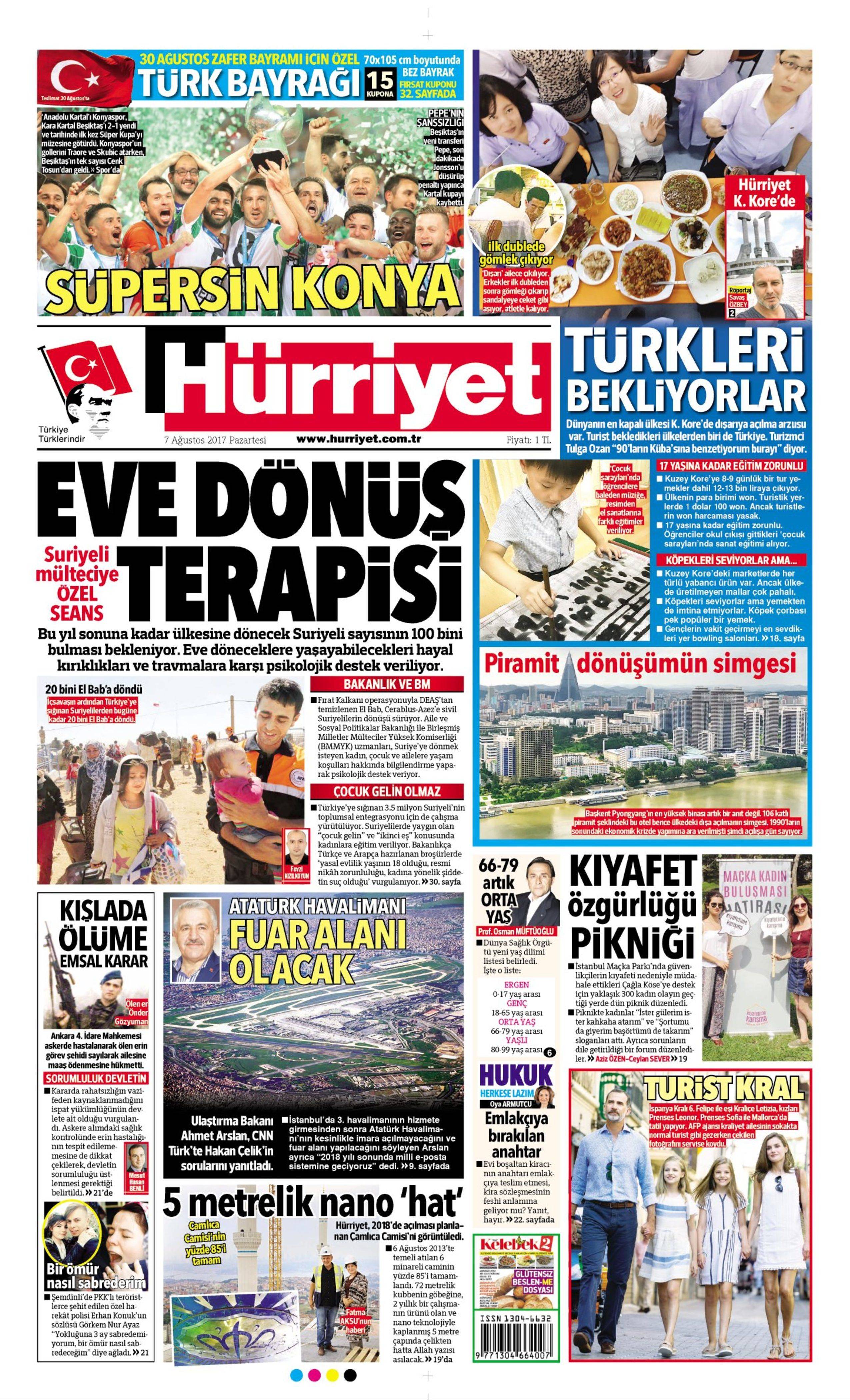 7 Ağustos 2017 gazete manşetleri - 10
