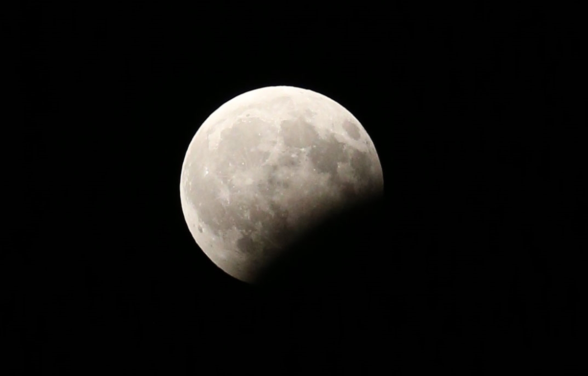 'Parçalı ay tutulması'ndan manzaralar - 0