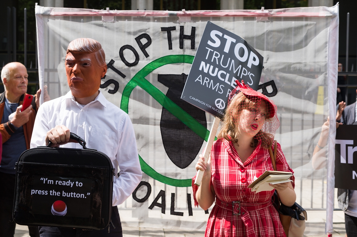 Londra'da Trump protestosu - 0