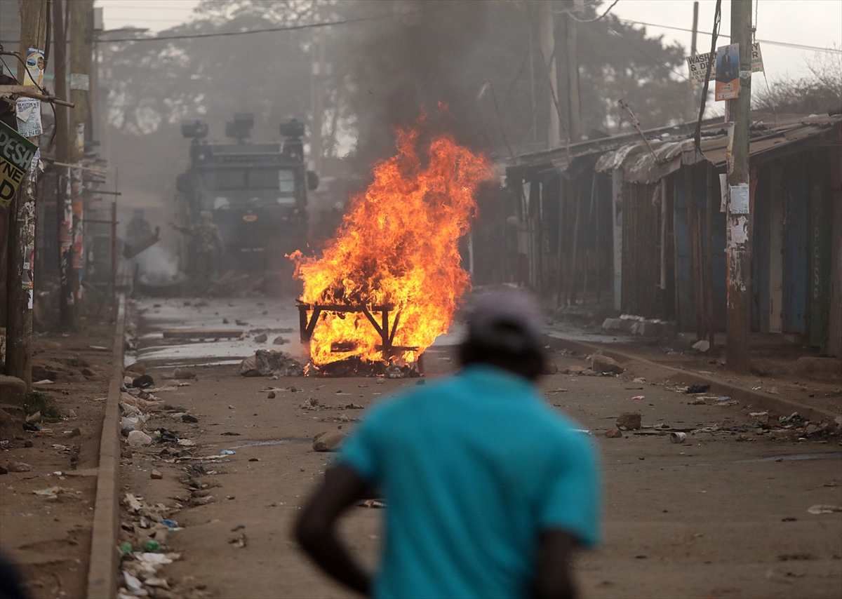 Kenyatta'nın zaferi sonrası Kenya'da muhalifler sokakta! - 0