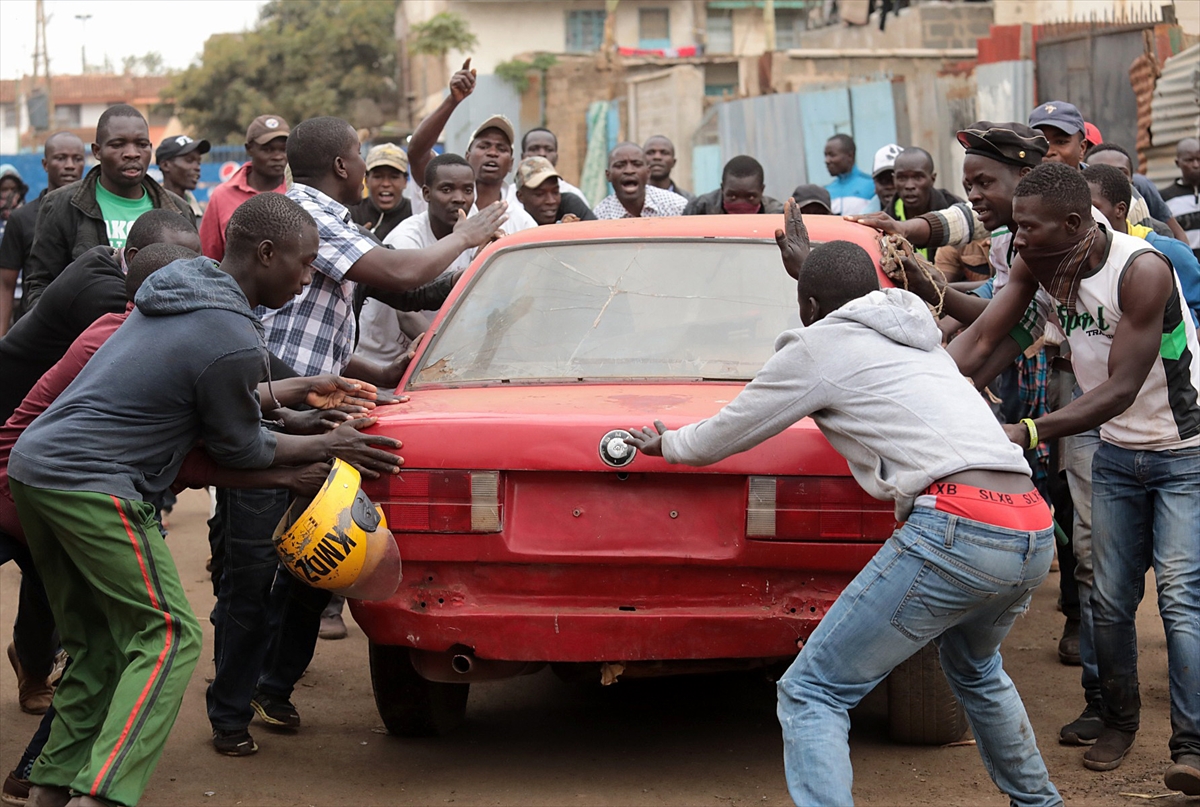 Kenyatta'nın zaferi sonrası Kenya'da muhalifler sokakta! - 0