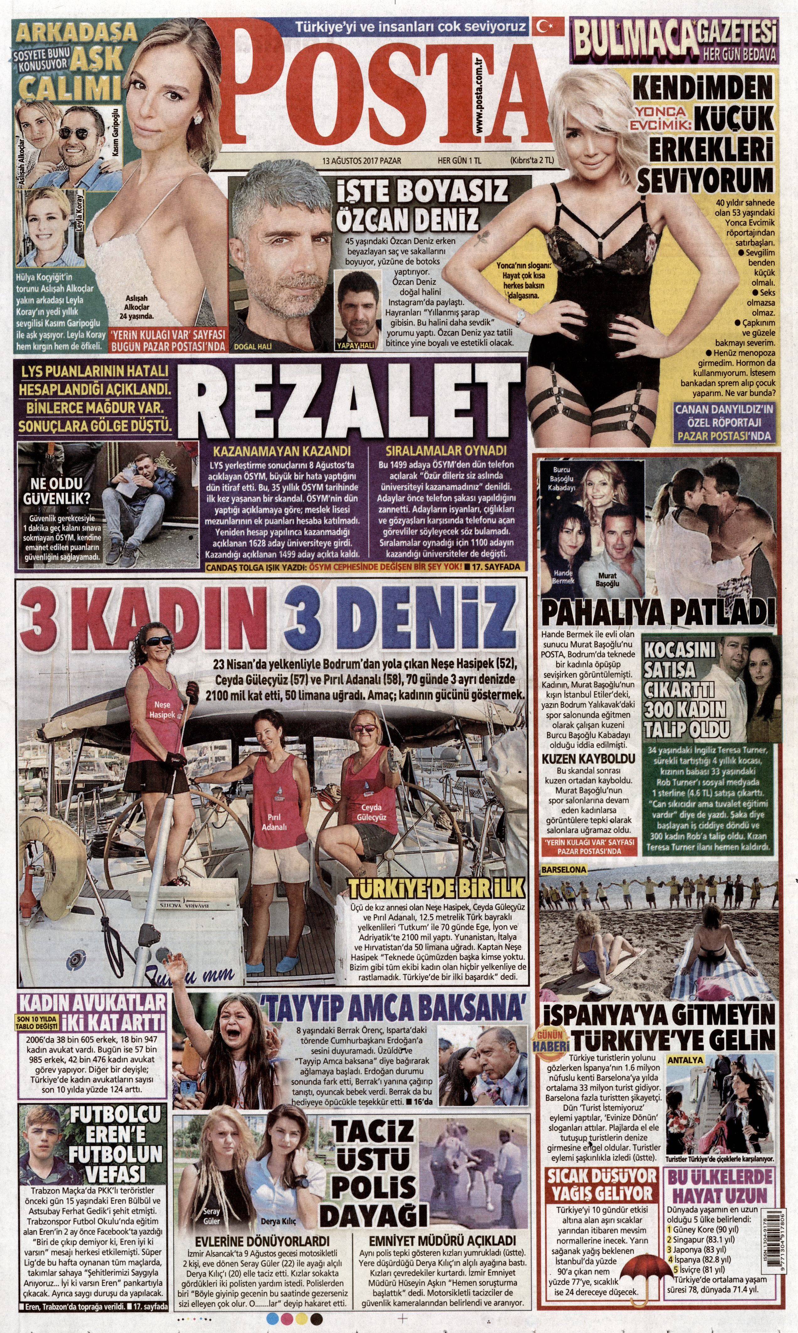 13 Ağustos 2017 gazete manşetleri - 15