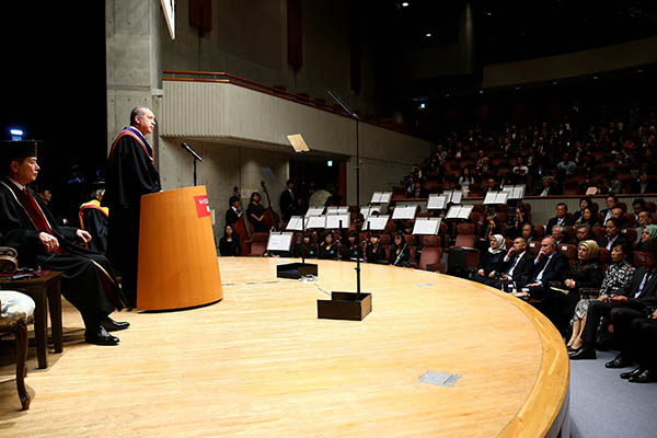 Cumhurbaşkanı Recep Tayyip Erdoğan’a fahri doktora - 1
