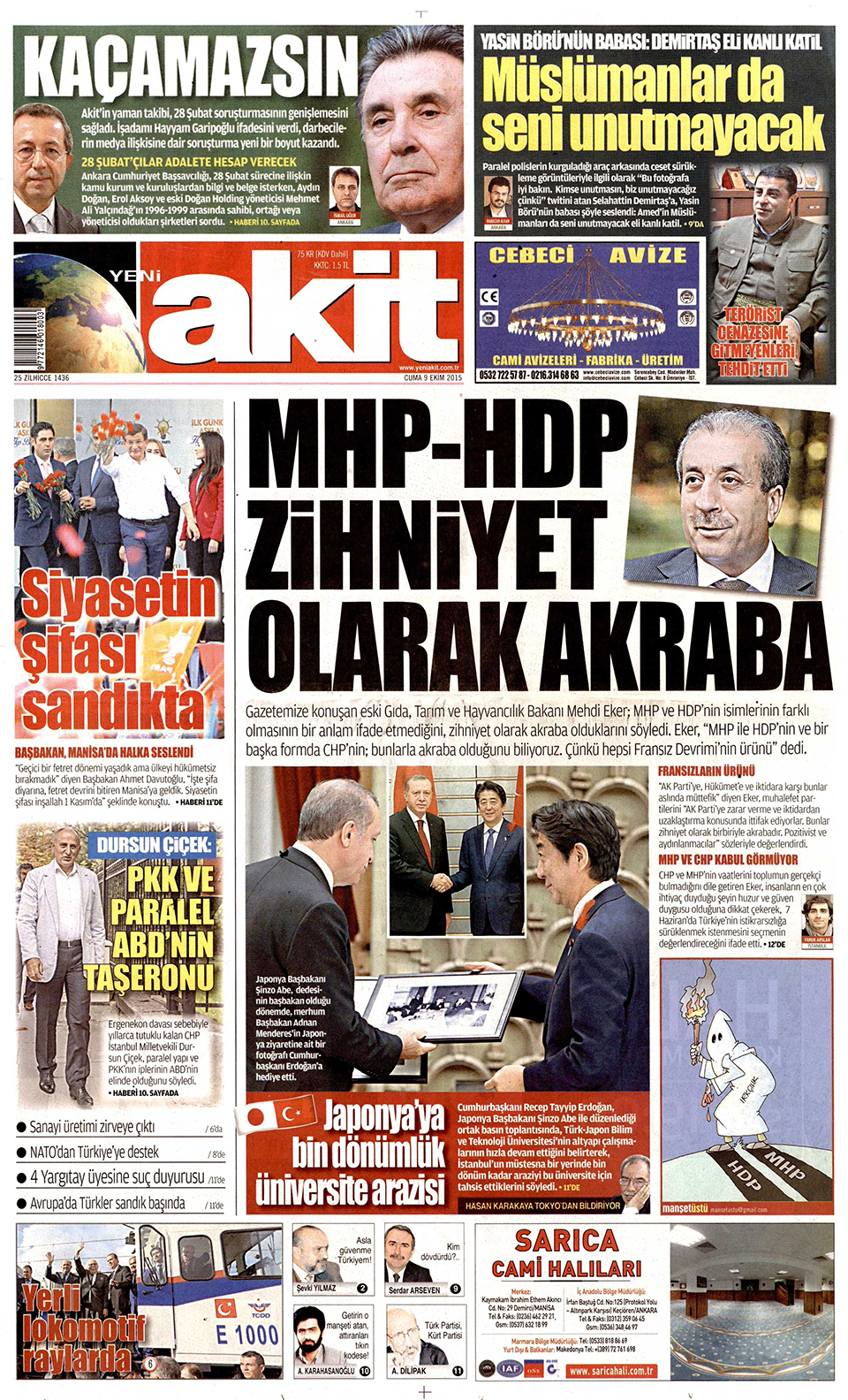 Gazeteler bugün ne yazdı? - 12