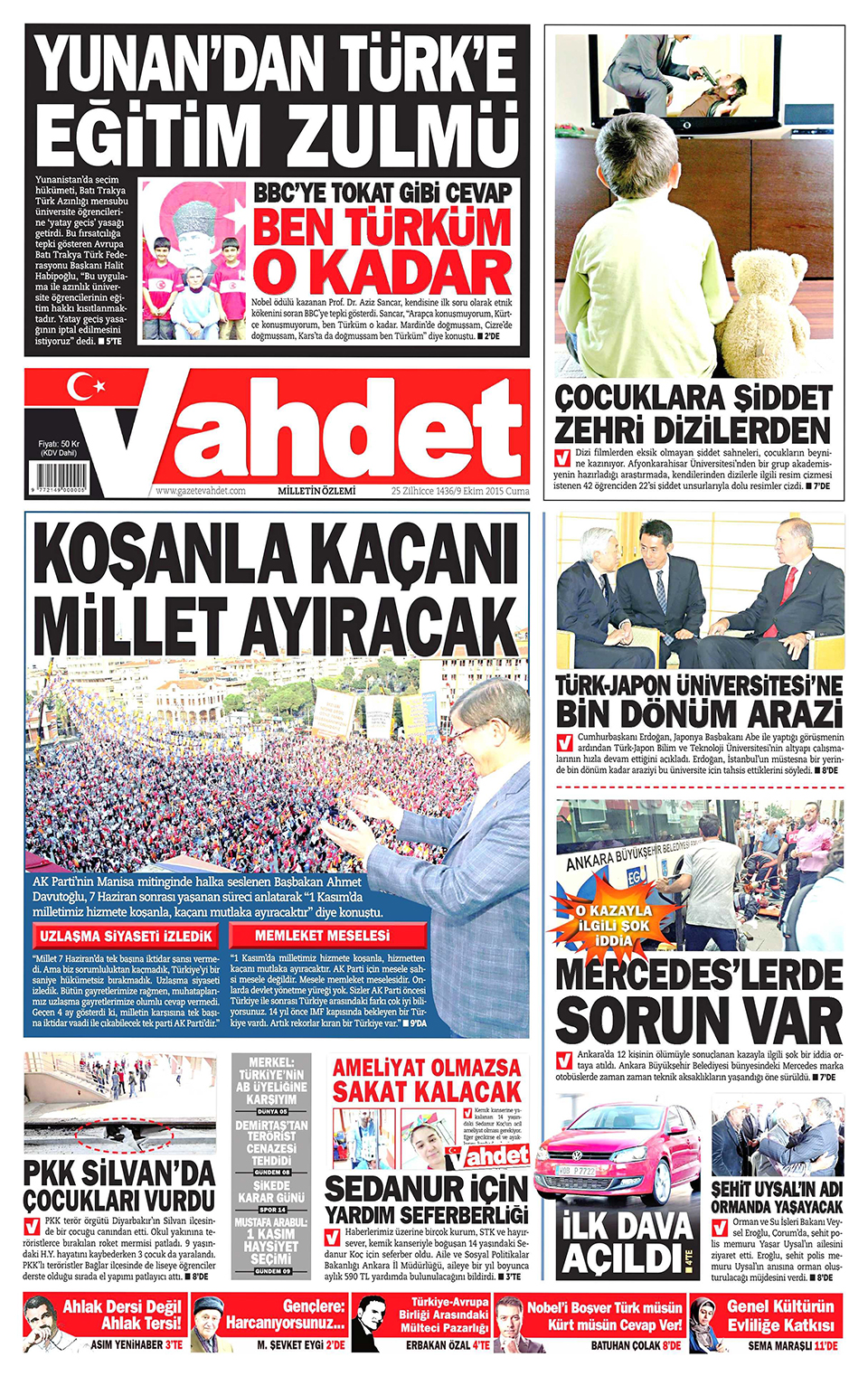 Gazeteler bugün ne yazdı? - 11