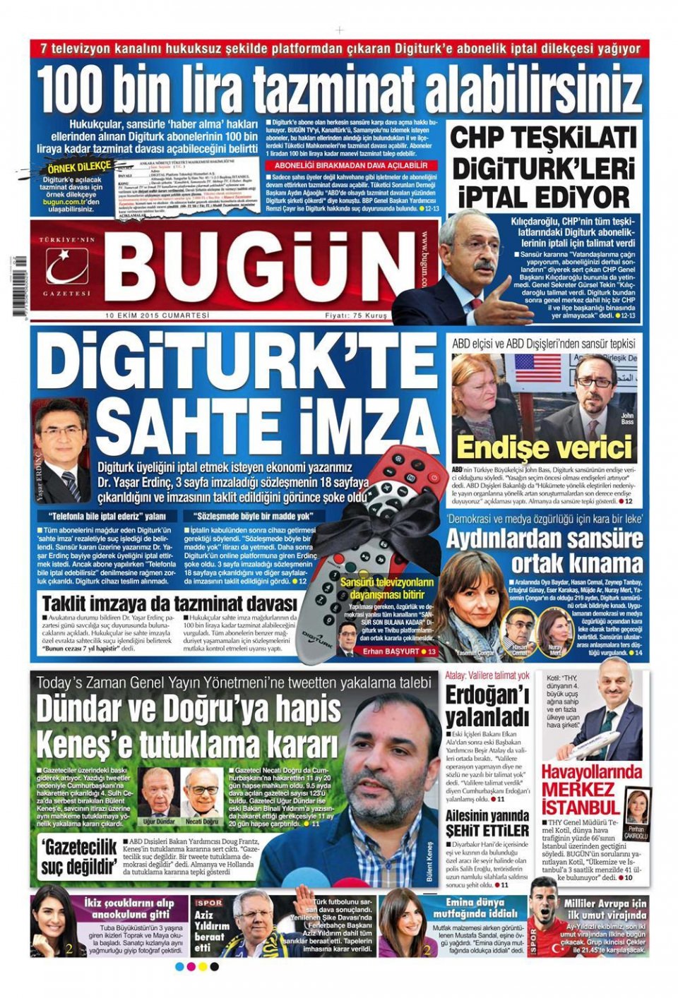 Gazeteler bugün ne yazdı? - 18