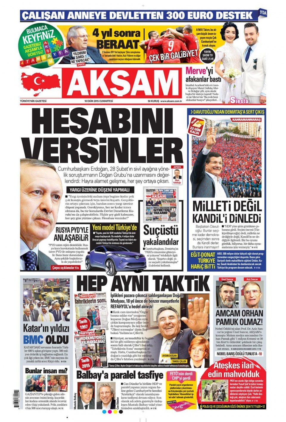 Gazeteler bugün ne yazdı? - 5