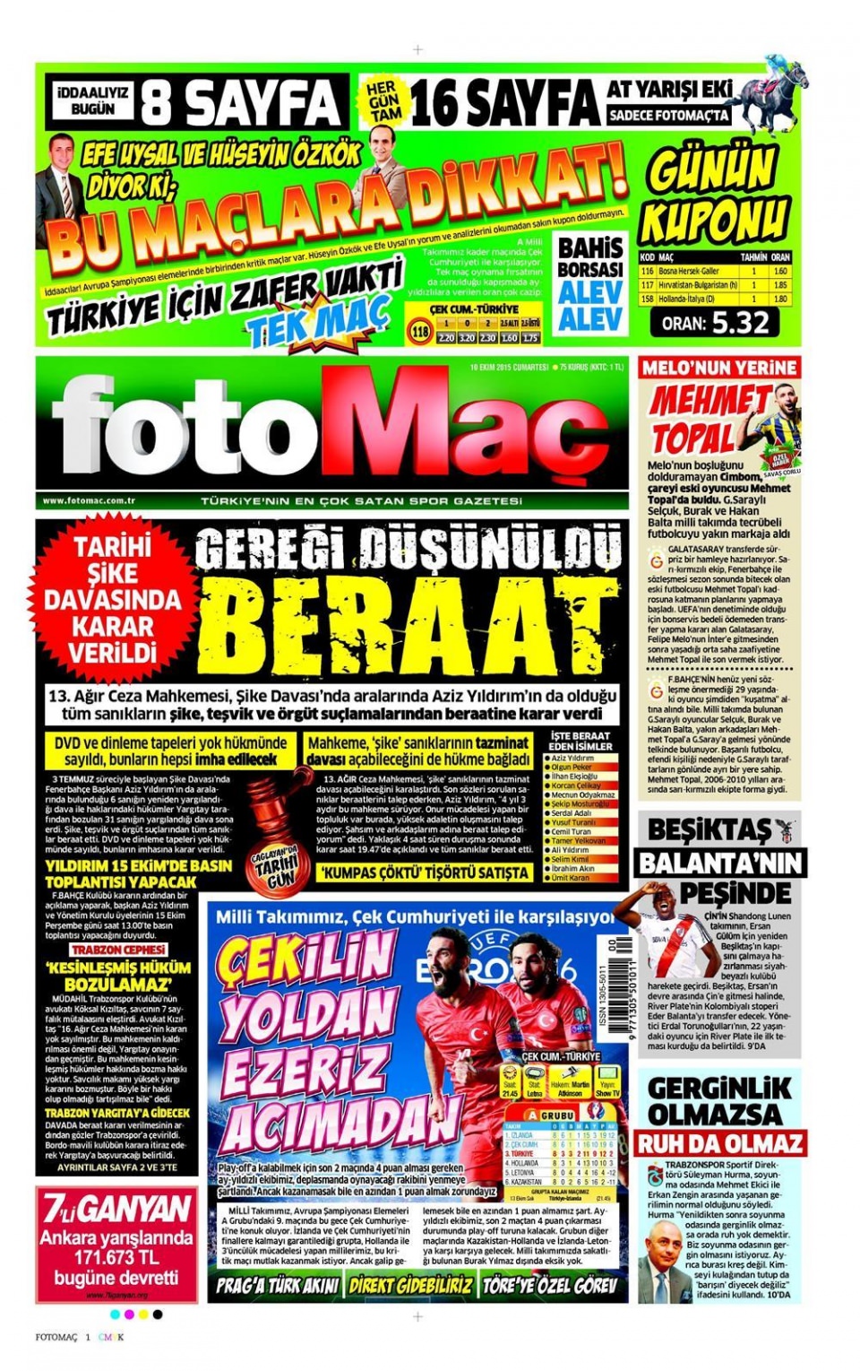 Gazeteler bugün ne yazdı? - 20