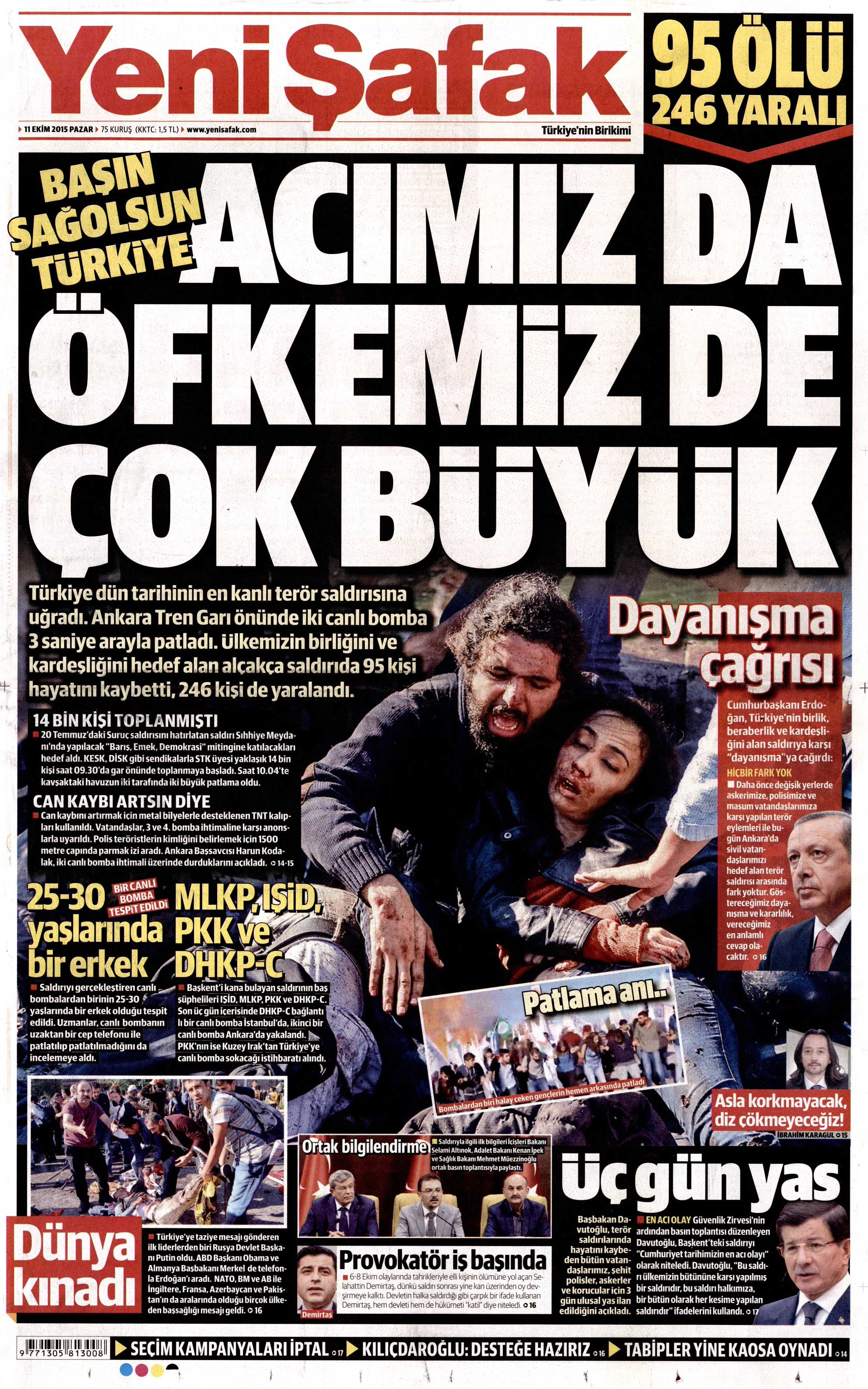 11 Ekim 2015 Gazete Manşetleri - 570