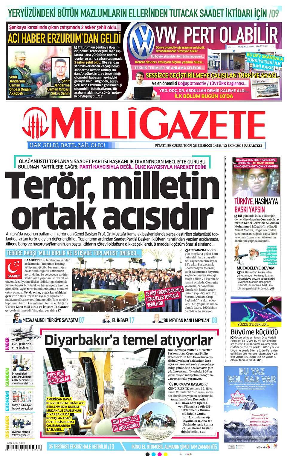 Gazeteler bugün ne yazdı? - 12