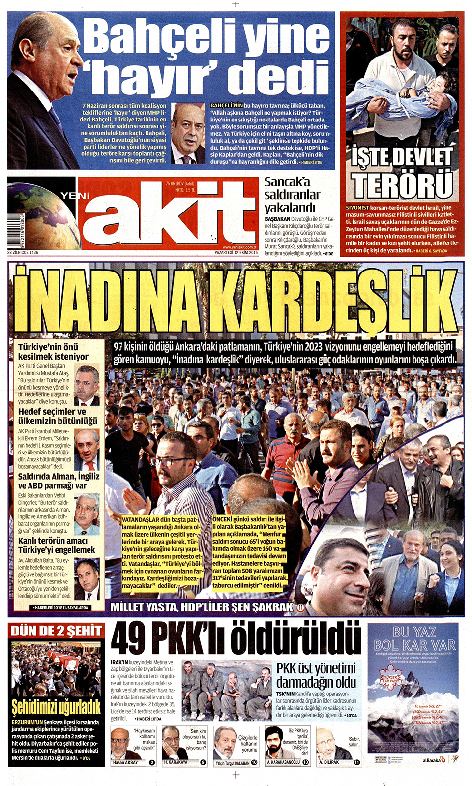 Gazeteler bugün ne yazdı? - 23