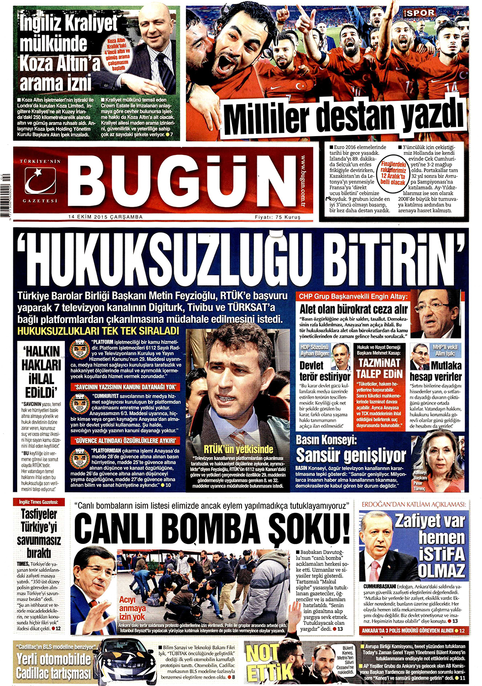 Gazeteler bugün ne yazdı? - 643