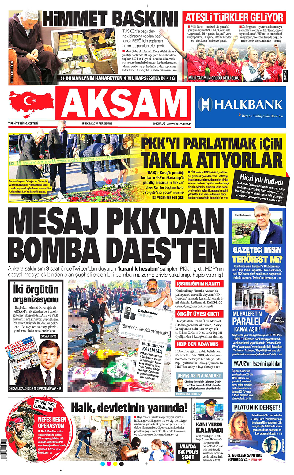 Gazeteler bugün ne yazdı? - 12