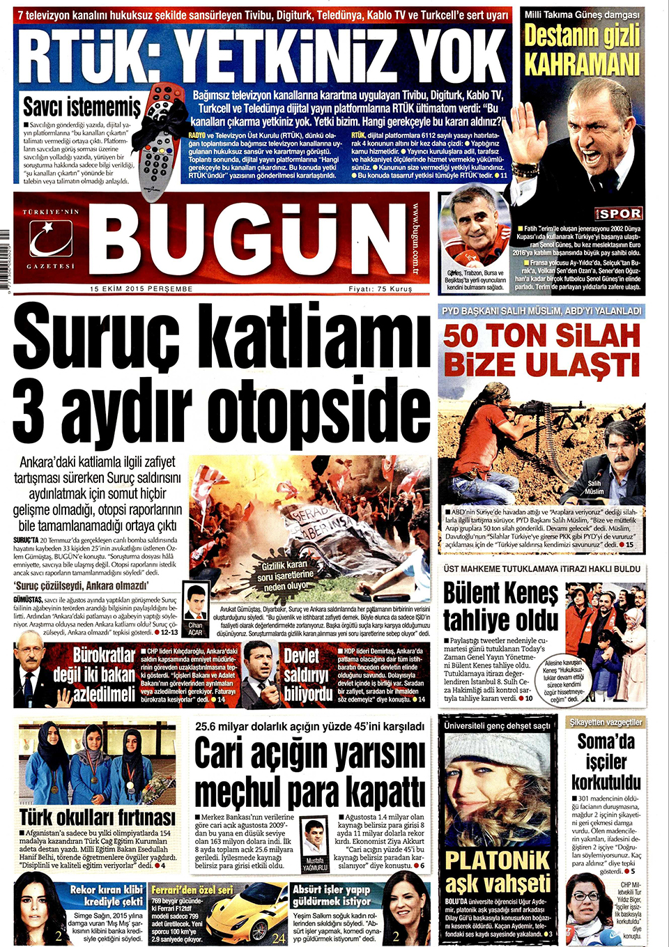 Gazeteler bugün ne yazdı? - 5