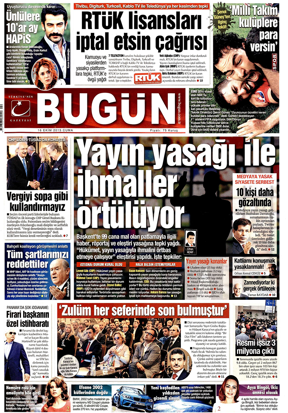 Gazeteler bugün ne yazdı? - 8