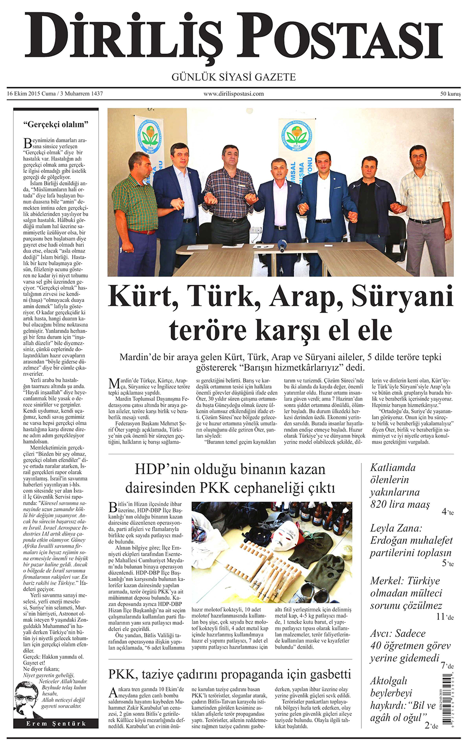 Gazeteler bugün ne yazdı? - 20