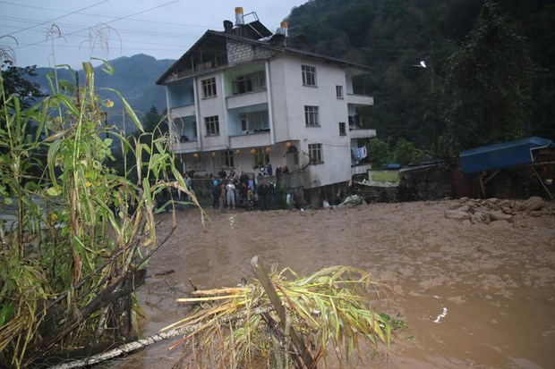 Rize'de heyelan - 2