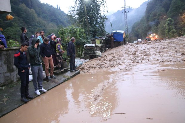 Rize'de heyelan - 13