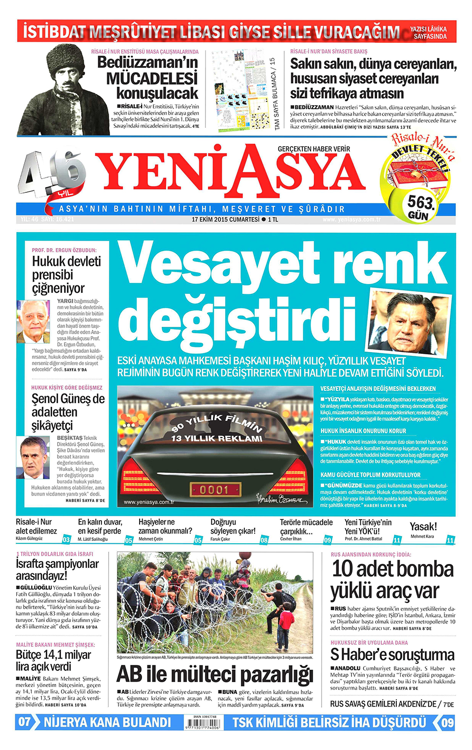 Gazeteler bugün ne yazdı? - 23