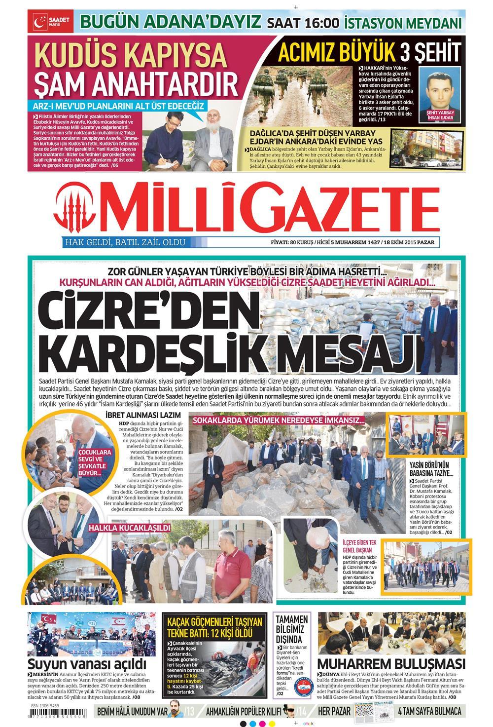 Gazeteler bugün ne yazdı? - 541