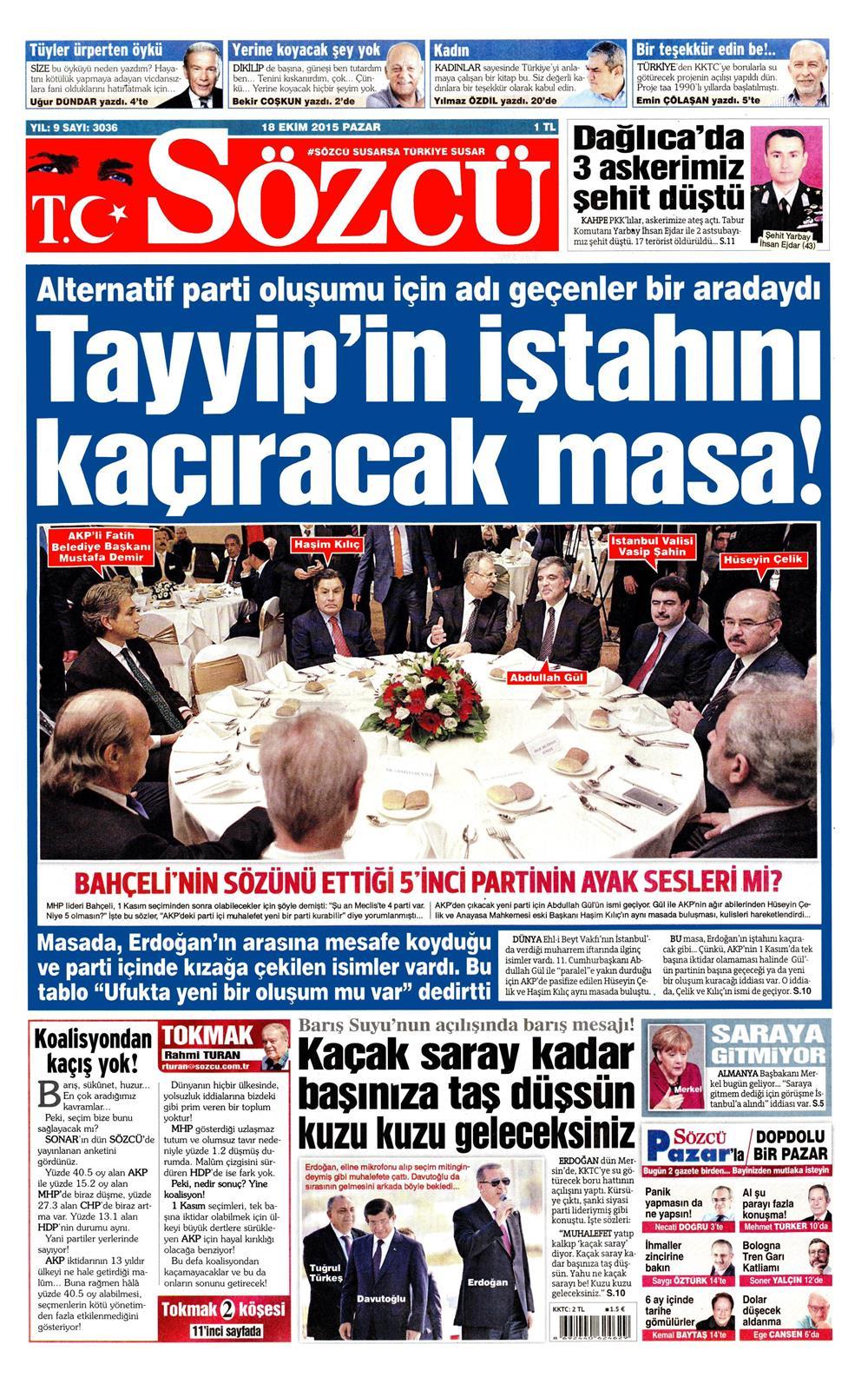 Gazeteler bugün ne yazdı? - 815