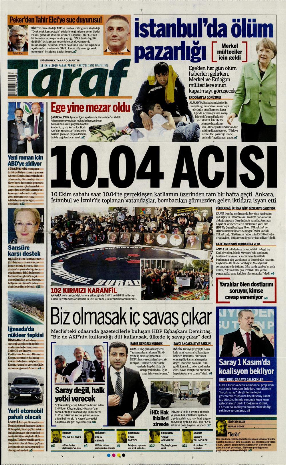 Gazeteler bugün ne yazdı? - 567