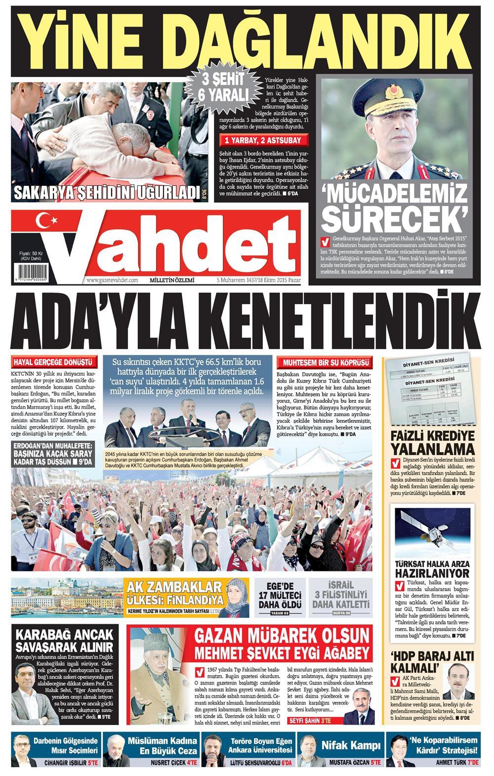 Gazeteler bugün ne yazdı? - 754