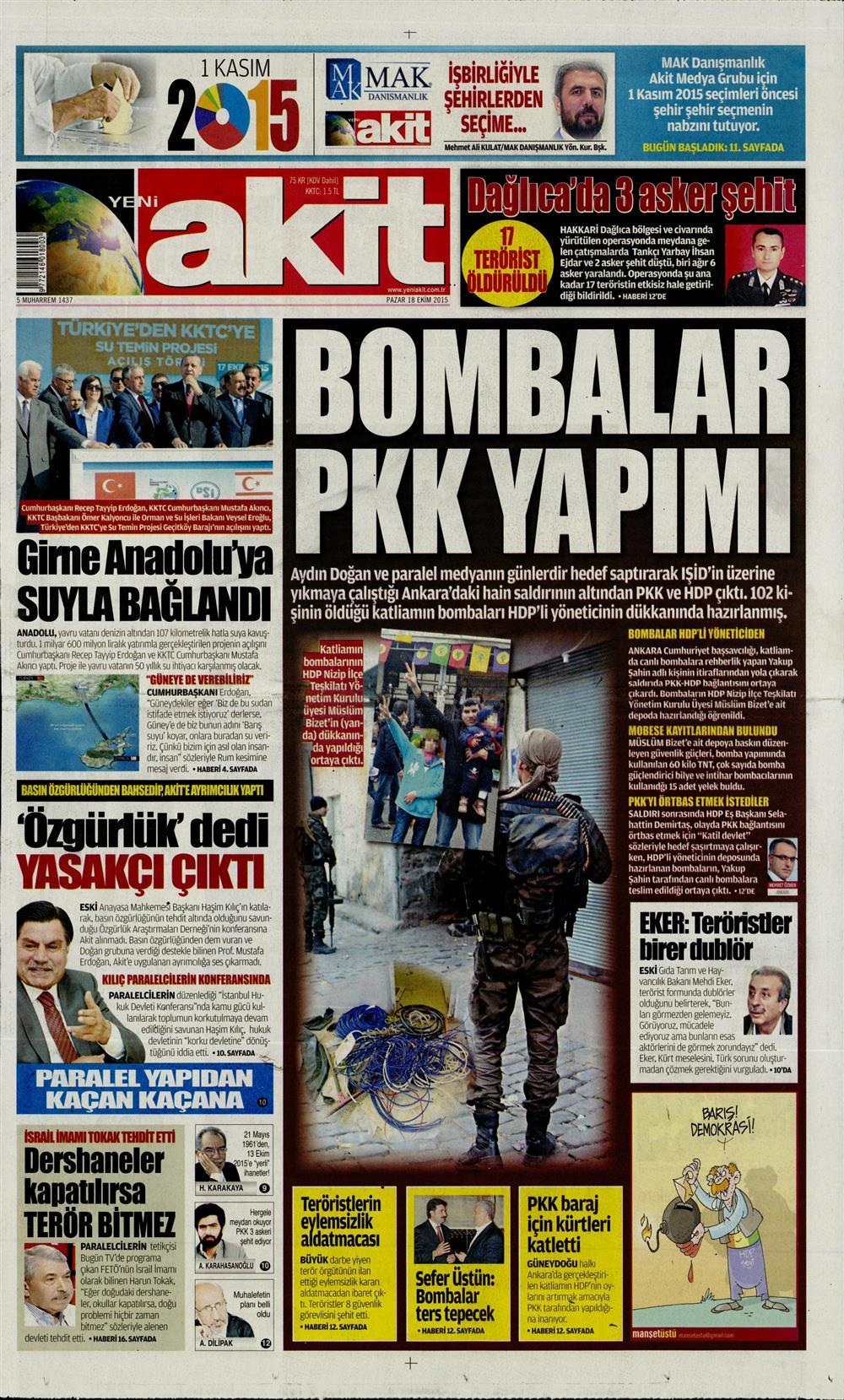 Gazeteler bugün ne yazdı? - 841