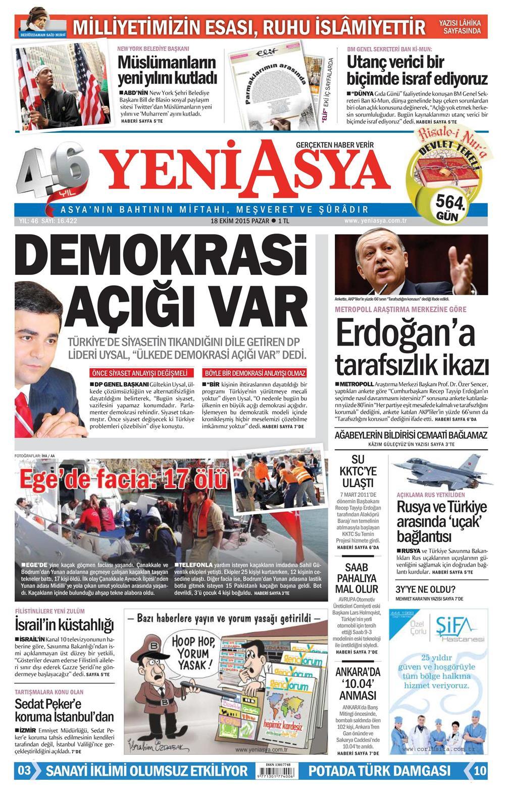 Gazeteler bugün ne yazdı? - 592