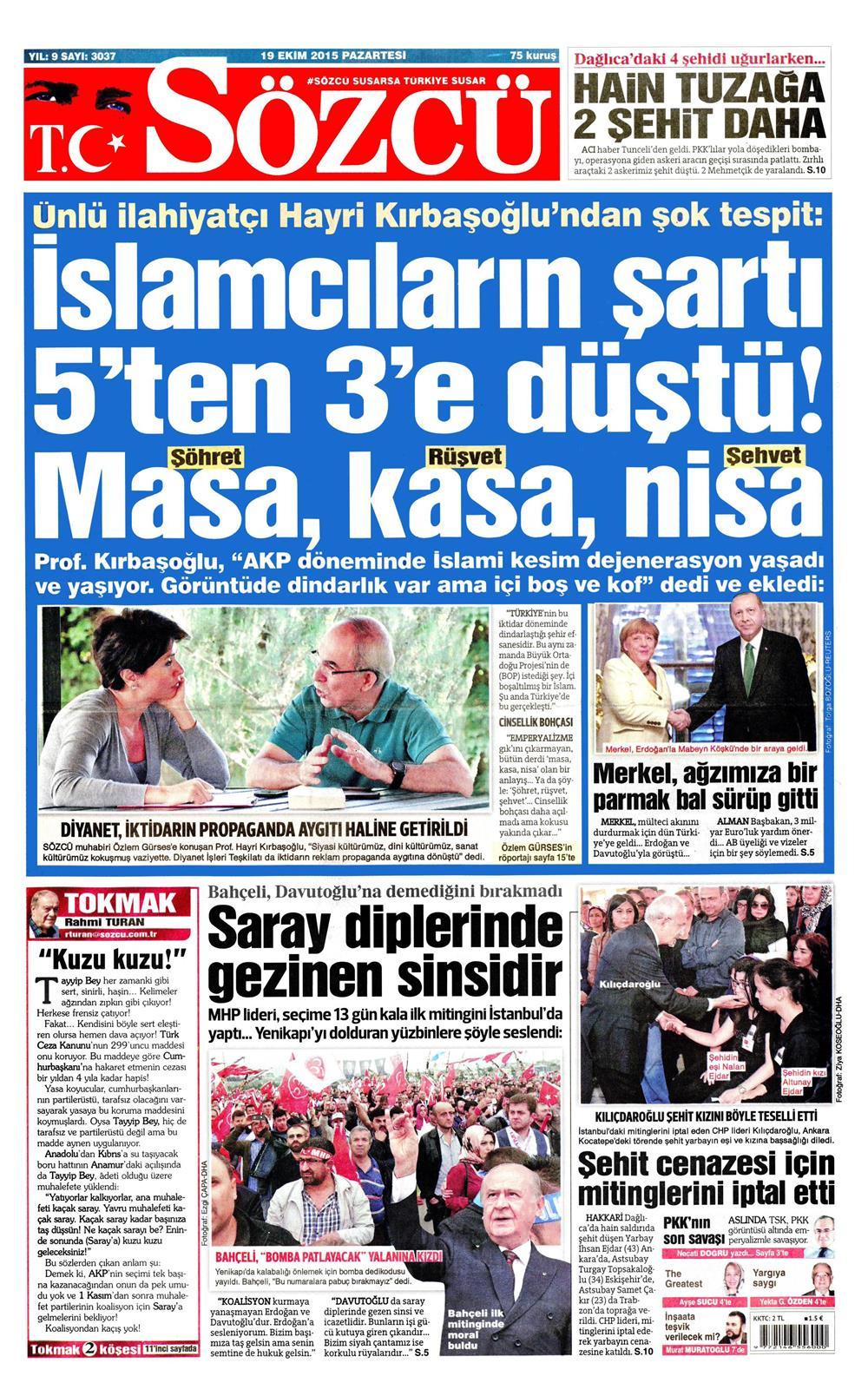 Gazeteler bugün ne yazdı? - 729