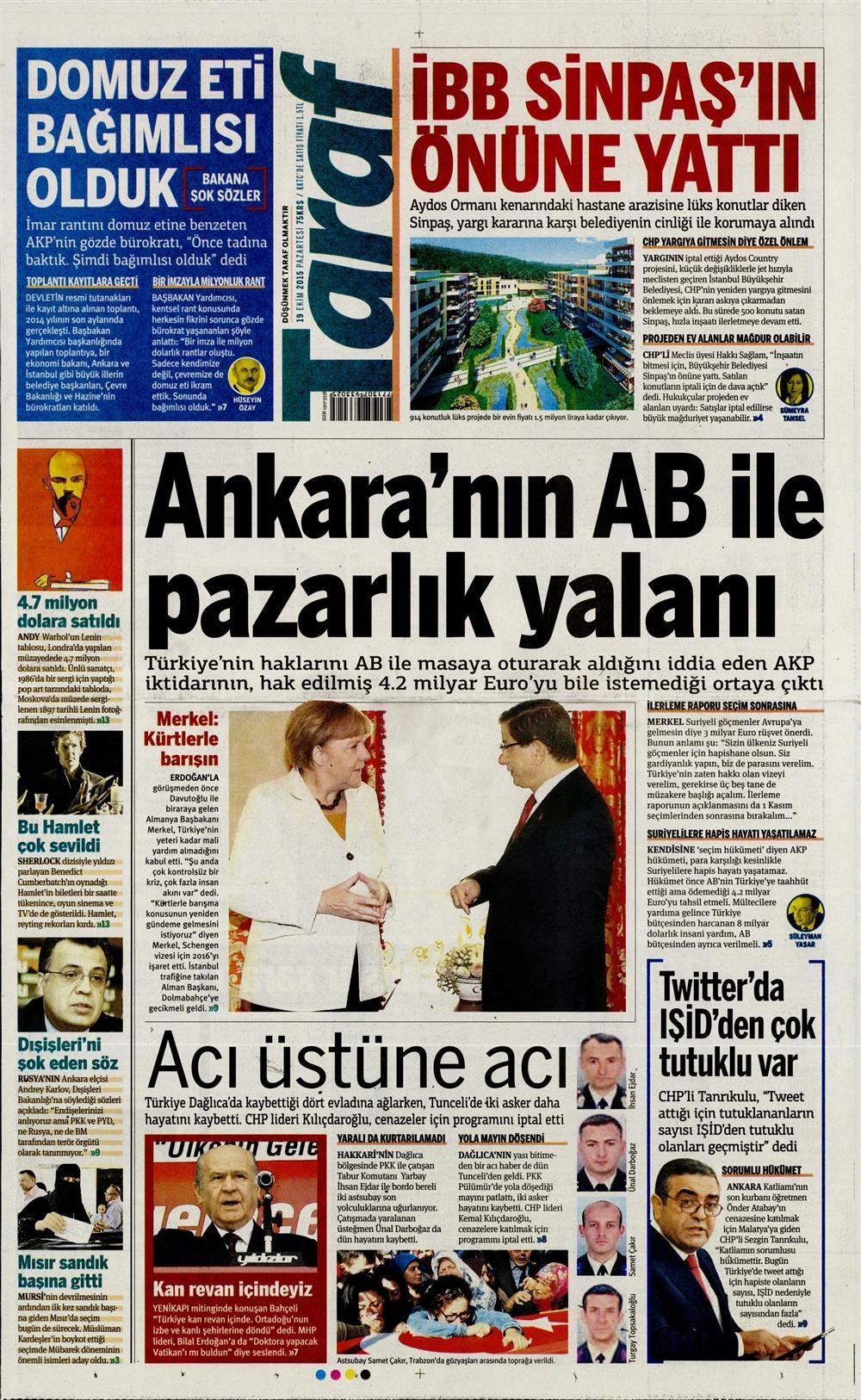 Gazeteler bugün ne yazdı? - 546