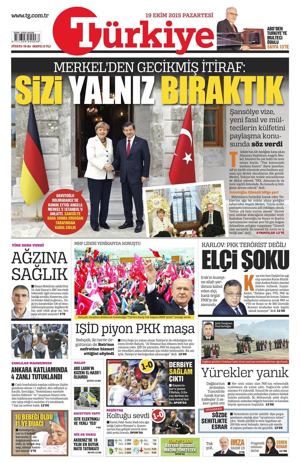 Gazeteler bugün ne yazdı? - 614