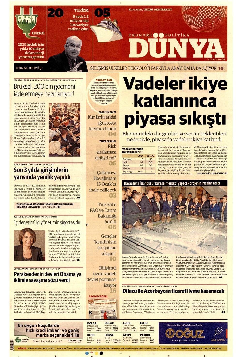 Gazeteler bugün ne yazdı? - 16