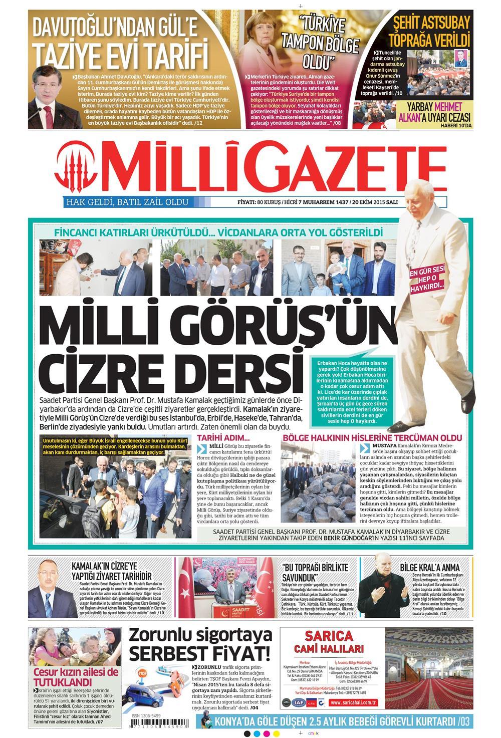 Gazeteler bugün ne yazdı? - 6