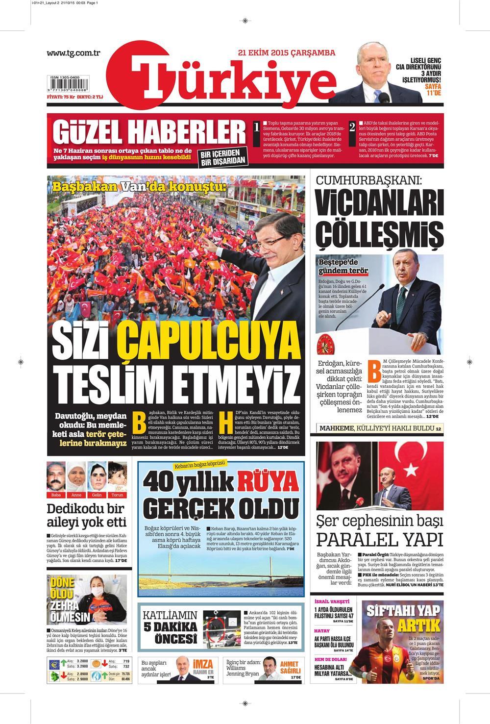 Gazeteler bugün ne yazdı? - 9