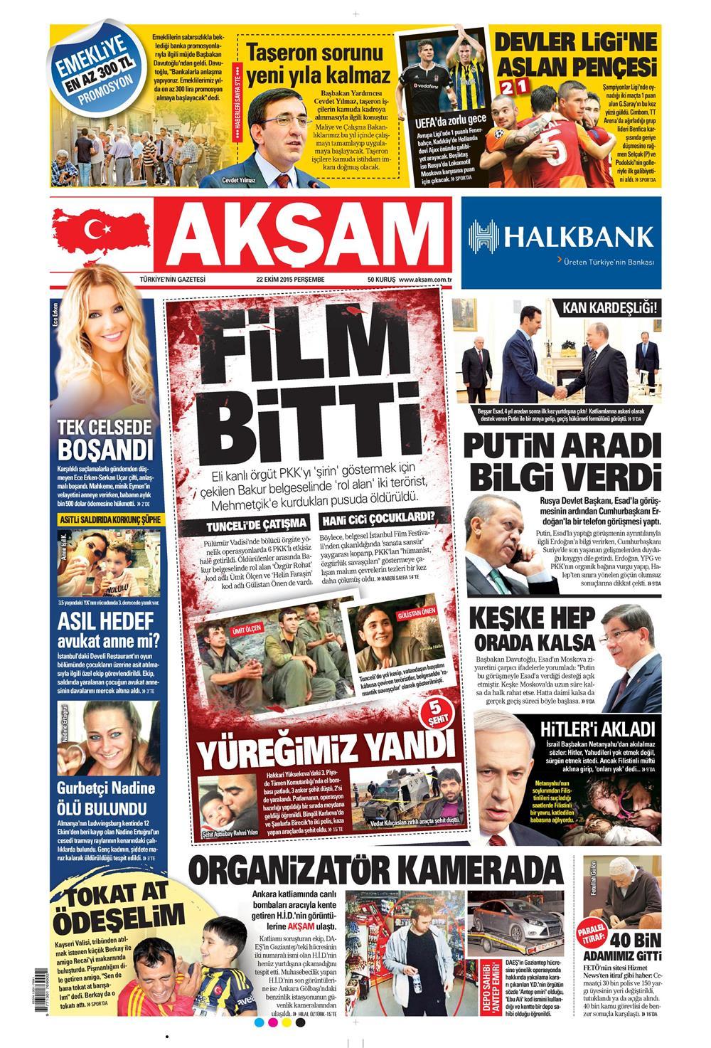 Gazeteler bugün ne yazdı? - 1