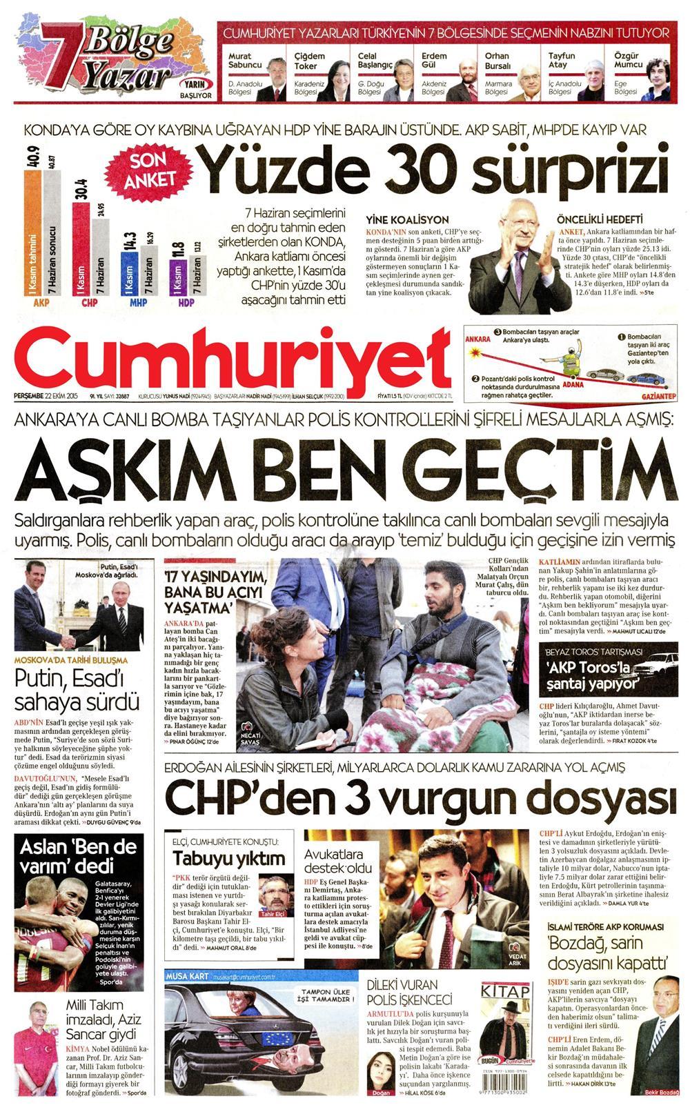 Gazeteler bugün ne yazdı? - 23