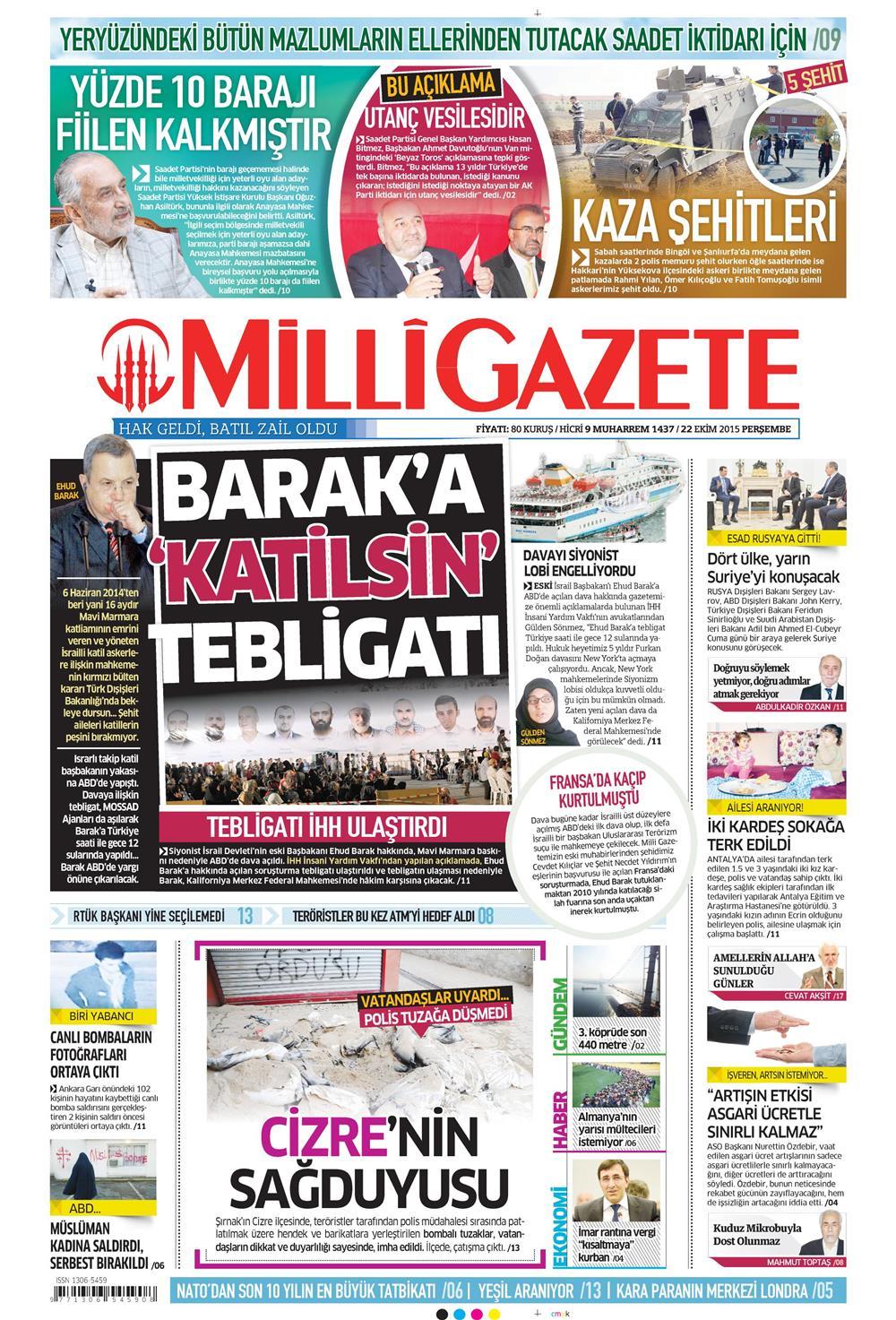 Gazeteler bugün ne yazdı? - 8