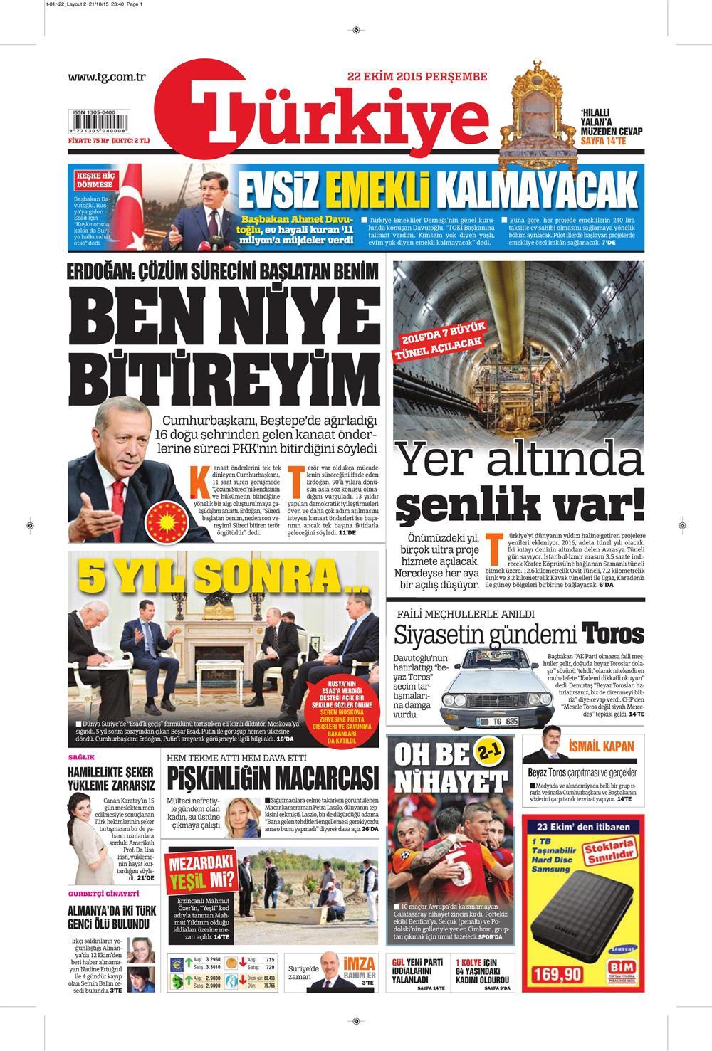 Gazeteler bugün ne yazdı? - 20