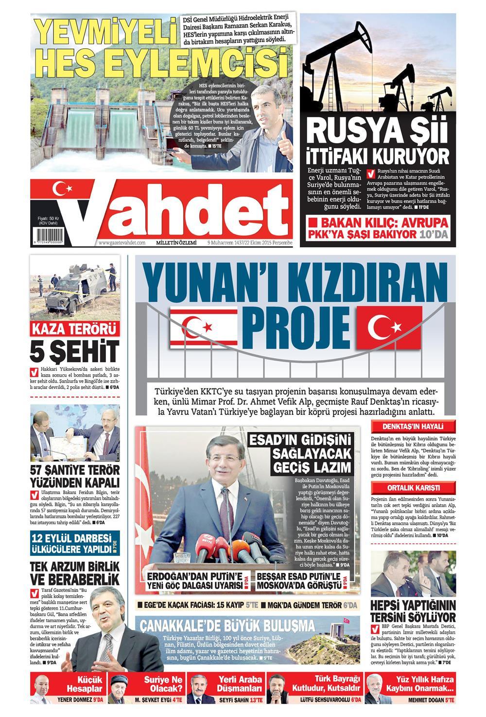 Gazeteler bugün ne yazdı? - 9