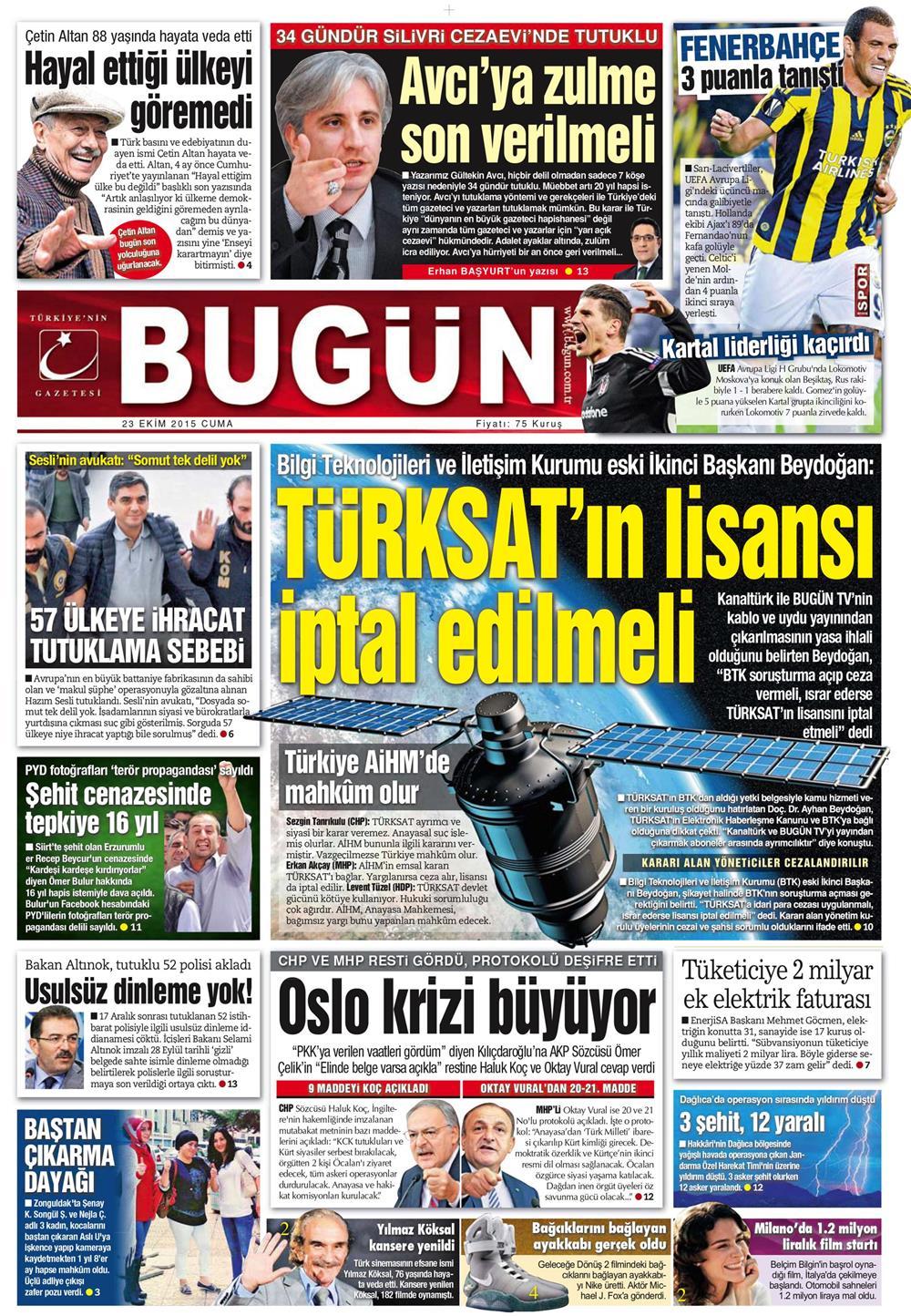 Gazeteler bugün ne yazdı? - 13